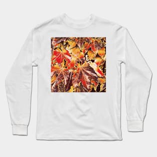 Vivid Autumn Leaves Long Sleeve T-Shirt